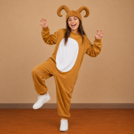 carnero marron - talla 10 nina